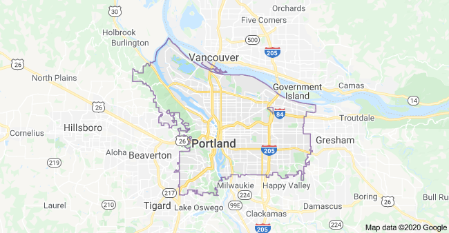 service area Portland